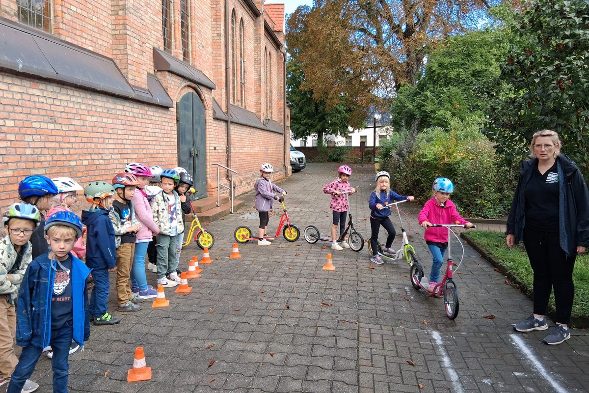Titelbild für Beitrag: Projekttag Verkehrserziehung an der St. Martin Grundschule