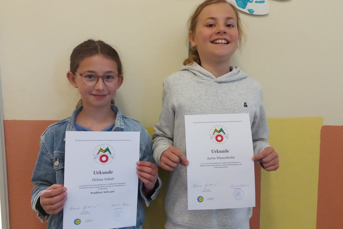 Titelbild für Beitrag: Erfolgreiche Teilnahme an der Mathematik-Olympiade